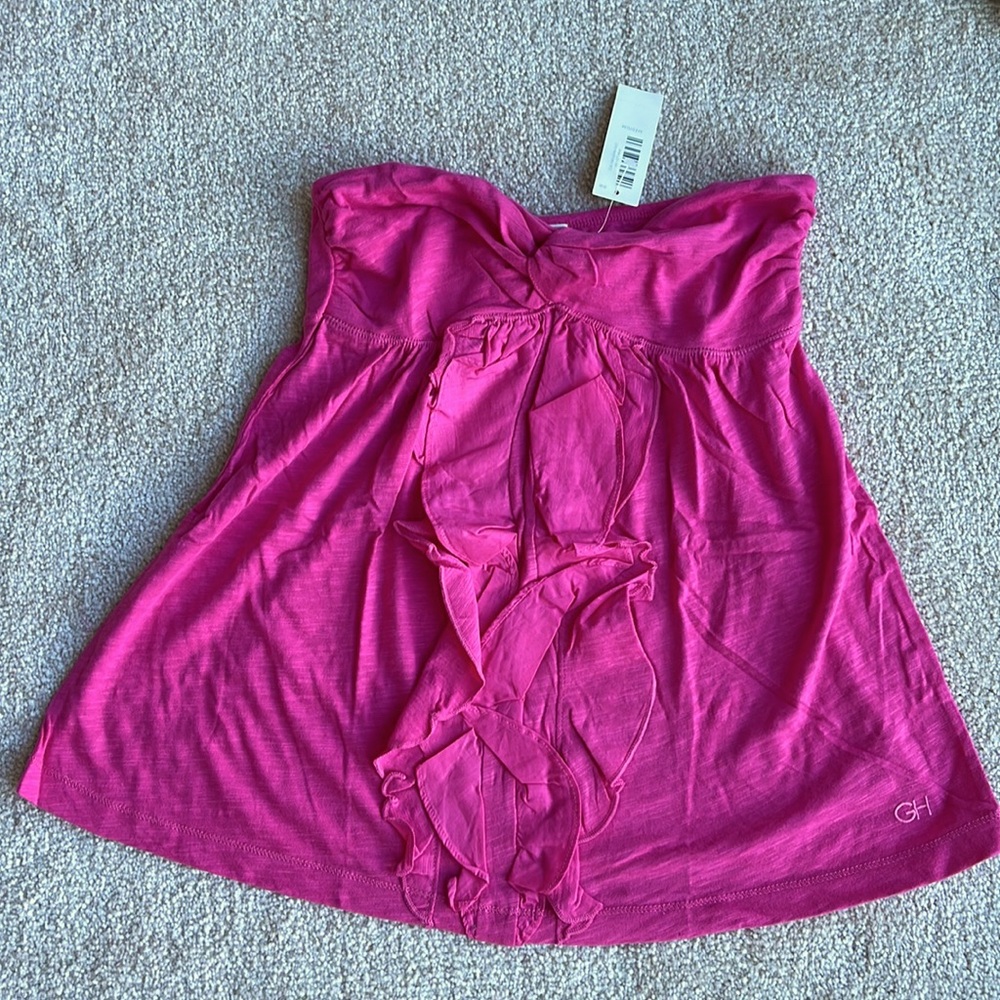 Brand new Gilly Hicks Pink strapless top